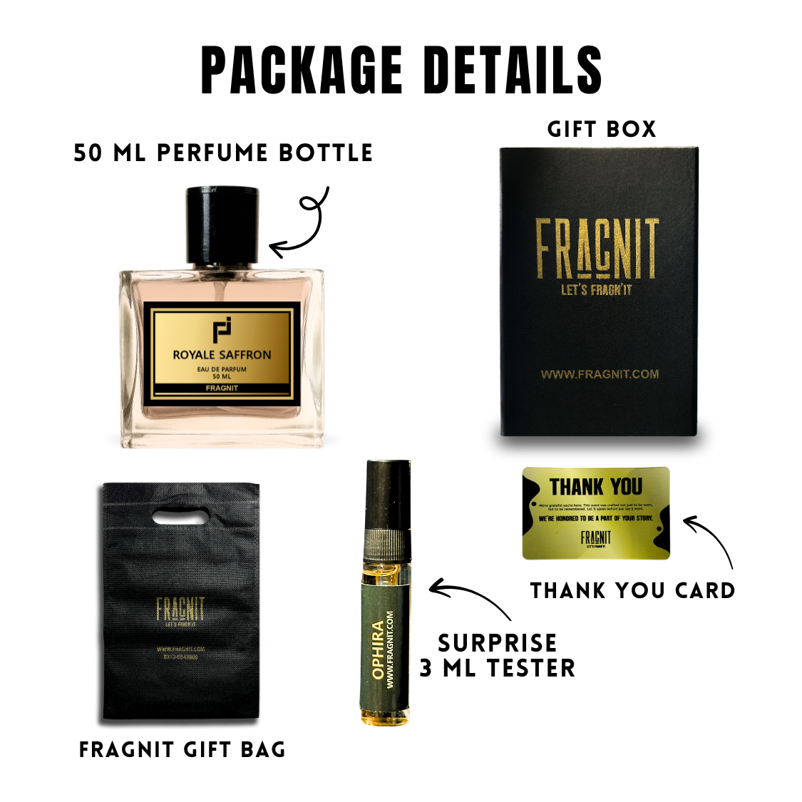 Fragnit Royale Saffron – Long Lasting Eau de Parfum for Men and Women