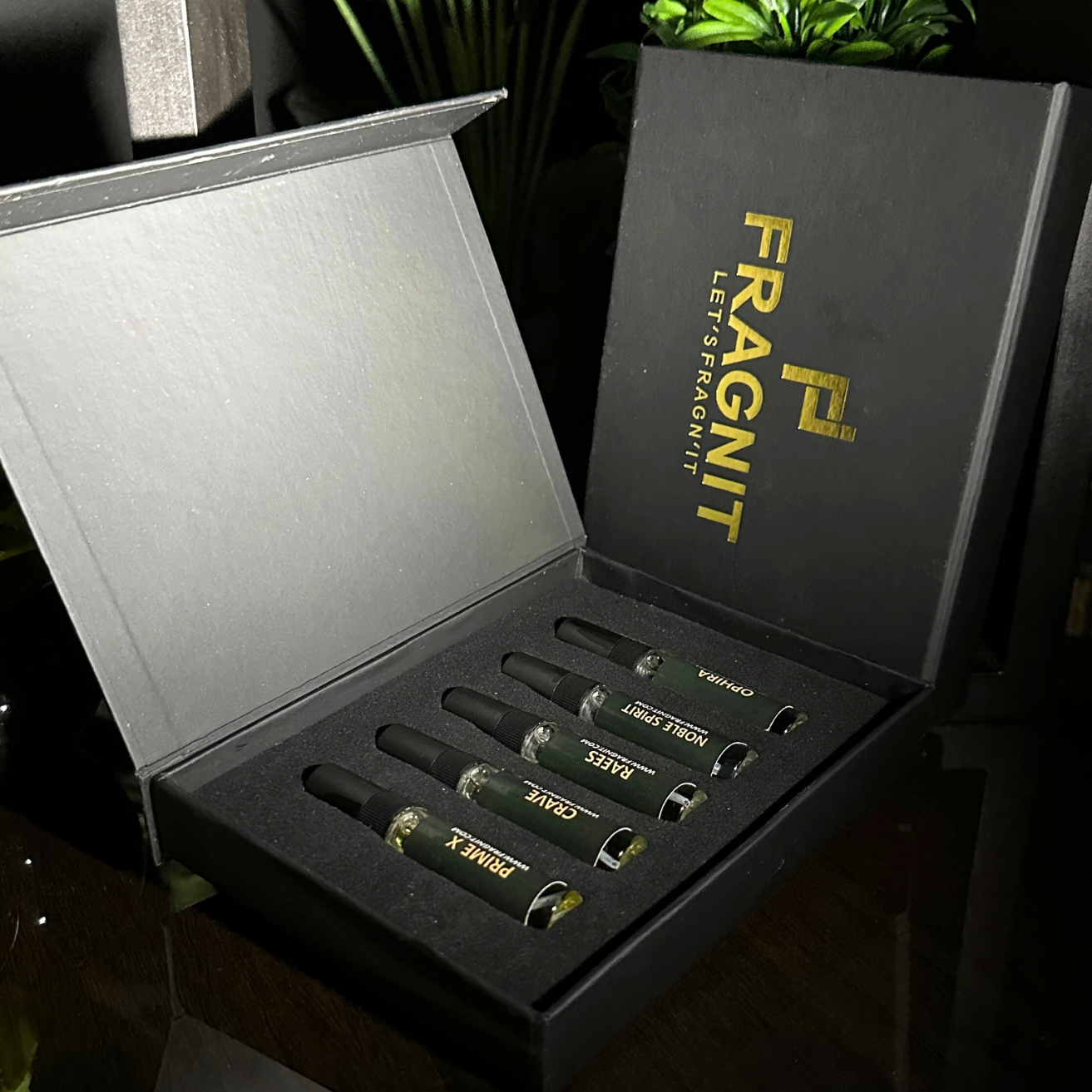 Fragnit Men’s Tester Pack – 5-Piece Perfume Discovery Set for Men