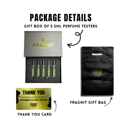Travel-size perfume testers for men – Fragnit set