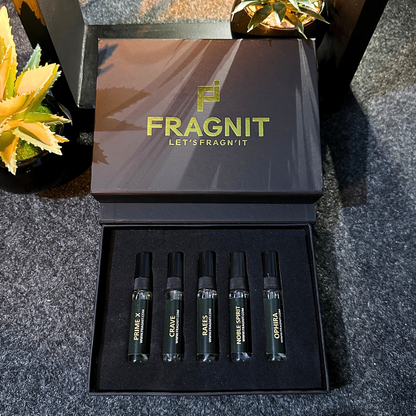 Fragnit Tester Pack for Men – Premium Long-Lasting Perfume Samples in Elegant Packaging